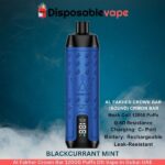 Al Fakher Crown Bar 12000 Puffs Blackcurrant Mint Dlt Vape in Dubai UAE