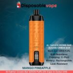 Al Fakher Crown Bar 12000 Puffs Mango Pineapple Dlt Vape in Dubai UAE