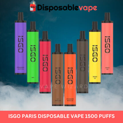 Isgo Paris Disposable Vape 1500 Puffs