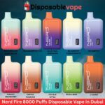 Nerd Fire 8000 Puffs Disposable Best Vape in Dubai
