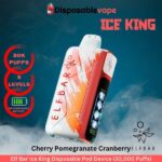 Elf Bar Ice King Cherry Pomegranate Cranberry Disposable Pod Device (30,000 Puffs)