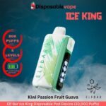 Elf Bar Ice King Kiwi Passion Fruit Guava Disposable Pod Device (30,000 Puffs)