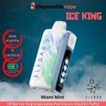 Elf Bar Ice King Miami Mint Disposable Pod Device (30,000 Puffs)