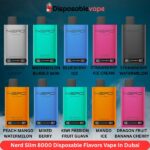 Nerd Slim 8000 Disposable Flavors Vape In Dubai